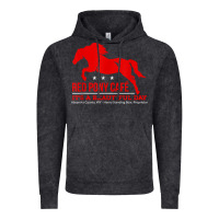 Vintage Black Red Pony Cafe, Funny cute horse lover Vintage Hoodie - ArtMosaic
