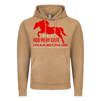 Vintage Camel Red Pony Cafe, Funny cute horse lover Vintage Hoodie - ArtMosaic