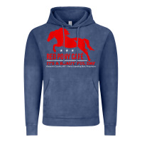 Vintage Denim Red Pony Cafe, Funny cute horse lover Vintage Hoodie - ArtMosaic