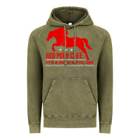 Vintage Olive Red Pony Cafe, Funny cute horse lover Vintage Hoodie - ArtMosaic