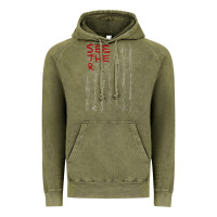 Vintage Olive Seether Bone Flag Vintage Hoodie - ArtMosaic