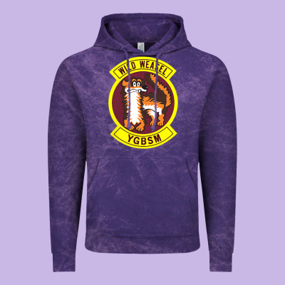Air Force Wild Weasel Ygbsm Vintage Hoodie Designed By Artmosaic