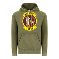 Vintage Olive Air Force Wild Weasel YGBSM Vintage Hoodie - ArtMosaic