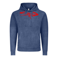 Vintage Denim staind Vintage Hoodie - ArtMosaic