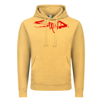 Vintage Mustard staind Vintage Hoodie - ArtMosaic