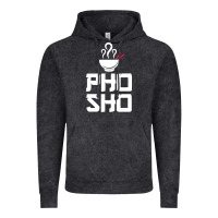 Vintage Black pho sho foodie asian food humor chopsticks funny Vintage Hoodie - ArtMosaic