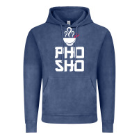 Vintage Denim pho sho foodie asian food humor chopsticks funny Vintage Hoodie - ArtMosaic