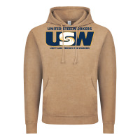 Vintage Coffee United Steelworkers - Unity and Strength for Worke Vintage Hoodie - ArtMosaic