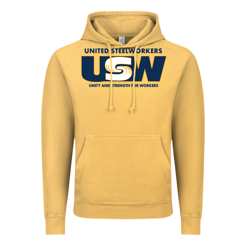 United Steelworkers - Unity And Strength For Worke Vintage Hoodie by ArtMosaic | Teevron