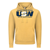 Vintage Mustard United Steelworkers - Unity and Strength for Worke Vintage Hoodie - ArtMosaic
