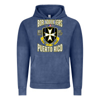 Borinqueneers Puerto Rico Flag Honor Et Fidelitas Vintage Hoodie | Teevron