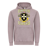 Vintage Zinc Borinqueneers Puerto Rico Flag Honor Et Fidelitas Vintage Hoodie - ArtMosaic