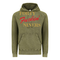 Vintage Olive forty fvckin' niners Vintage Hoodie - ArtMosaic