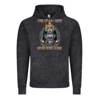 Vintage Black jesus christian biker never ride alone Vintage Hoodie - ArtMosaic