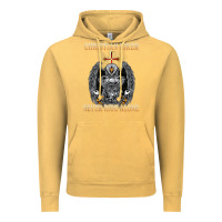 Vintage Mustard jesus christian biker never ride alone Vintage Hoodie - ArtMosaic
