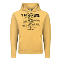 Vintage Mustard tigger if the only one Vintage Hoodie - ArtMosaic