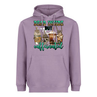 Lavender dead inside but caffeinated skeleton coffee cups Heavyweight Hoodie - Jasminsmagicworld