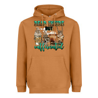 Meerkat dead inside but caffeinated skeleton coffee cups Heavyweight Hoodie - Jasminsmagicworld