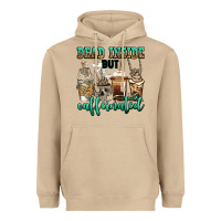 Mushroom dead inside but caffeinated skeleton coffee cups Heavyweight Hoodie - Jasminsmagicworld