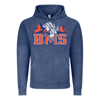 Vintage Denim blue mountain state Vintage Hoodie - ArtMosaic