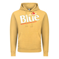 Vintage Mustard labatt blue beer Vintage Hoodie - ArtMosaic
