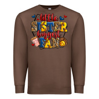 Chestnut little sister biggest fan softball Premium Sweatshirt - Jasminsmagicworld