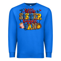 True Royal little sister biggest fan softball Premium Sweatshirt - Jasminsmagicworld