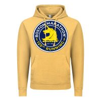 Vintage Mustard boston marathon Vintage Hoodie - ArtMosaic