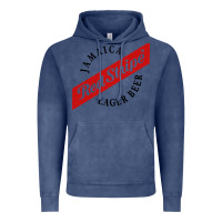 Vintage Denim jamaica red stripe lager beer Vintage Hoodie - ArtMosaic