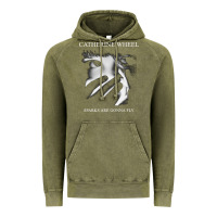Vintage Olive Catherine wheel, Catherine wheel art, Catherine wheel vintage, Catheri Vintage Hoodie - ArtMosaic