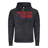 Vintage Black PHILADELPHIA MARATHON Vintage Hoodie - ArtMosaic