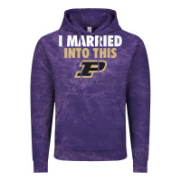 Cloud Purple Purdue Boilermakers Married Into This - Apparel Vintage Hoodie - ArtMosaic