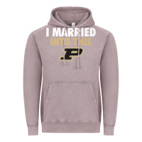 Vintage Zinc Purdue Boilermakers Married Into This - Apparel Vintage Hoodie - ArtMosaic