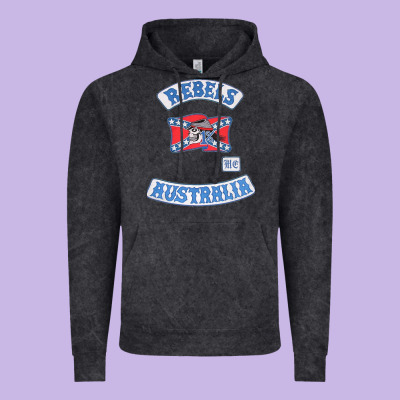 Rebel Mc Supporter Vintage Hoodie Designed By Artmosaic
