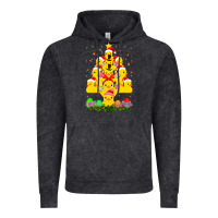 Vintage Black duck rubber duck christmas tree duckie and quack christmas 123 Vintage Hoodie - ArtMosaic