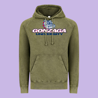The Gonzaga Bulldogs Vintage Hoodie Designed By Artmosaic