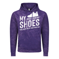 Cloud Purple cross country running   xc run runner pullover hoodie Vintage Hoodie - ArtMosaic