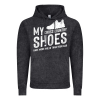 Vintage Black cross country running   xc run runner pullover hoodie Vintage Hoodie - ArtMosaic