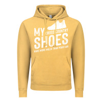 Vintage Mustard cross country running   xc run runner pullover hoodie Vintage Hoodie - ArtMosaic