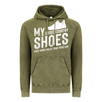 Vintage Olive cross country running   xc run runner pullover hoodie Vintage Hoodie - ArtMosaic