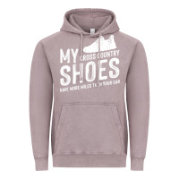 Vintage Zinc cross country running   xc run runner pullover hoodie Vintage Hoodie - ArtMosaic