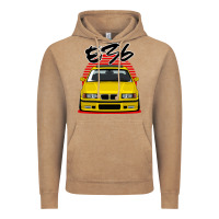 Vintage Coffee Yellow E36 Vintage Hoodie - ArtMosaic