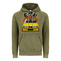 Vintage Olive Yellow E36 Vintage Hoodie - ArtMosaic