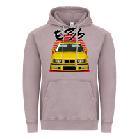 Vintage Zinc Yellow E36 Vintage Hoodie - ArtMosaic