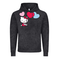 Vintage Black kitty Vintage Hoodie - ArtMosaic