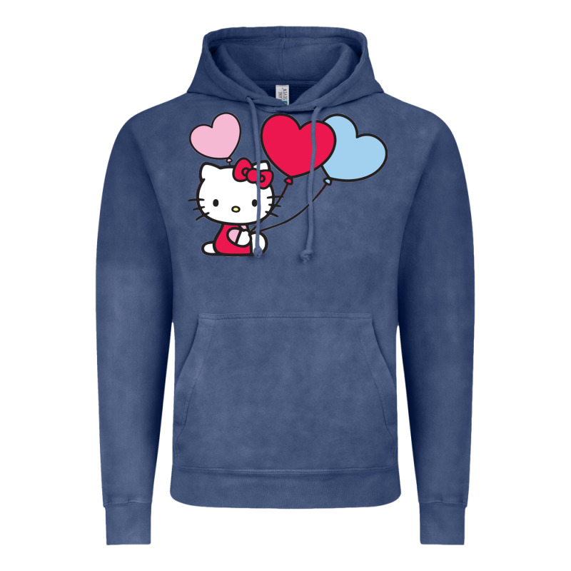 Kitty Vintage Hoodie by ArtMosaic | Teevron