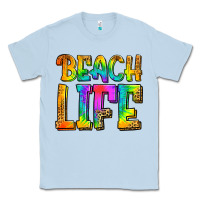 Dusty Blue beach life Classic Tee - Jasminsmagicworld