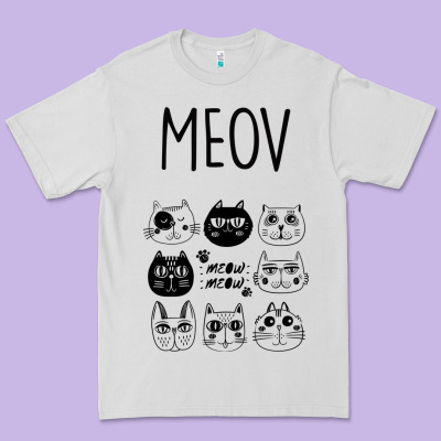 Meow Premium Tee Designed By Bettercallsaul