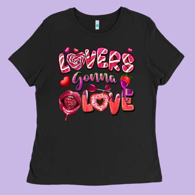Lovers Gonna Love Ladies Tee Designed By Fadigitalartstudio