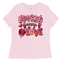 Bubblegum Pink lovers gonna love Ladies Tee - FaDigitalArtStudio